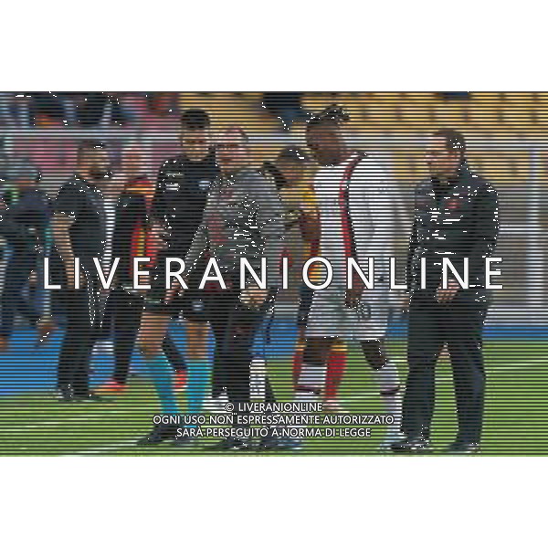 Rafael Leao of AC Milan is out injured during the Italian soccer Serie A match US Lecce vs AC Milan on November 10, 2023 at Via del Mare Stadium in Lecce, Italy. Photo by Emmanuele Mastrodonato/ag. Aldo Liverani sas/AGENZIA ALDO LIVERANI SAS