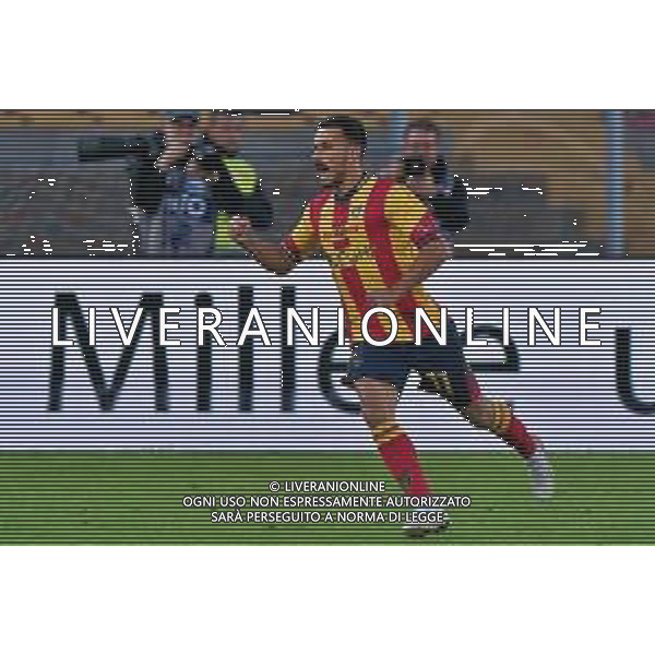 Nicola Sansone of US Lecce celebrates after scoring a goal during the Italian soccer Serie A match US Lecce vs AC Milan on November 10, 2023 at Via del Mare Stadium in Lecce, Italy. Photo by Emmanuele Mastrodonato/ag. Aldo Liverani sas/AGENZIA ALDO LIVERANI SAS