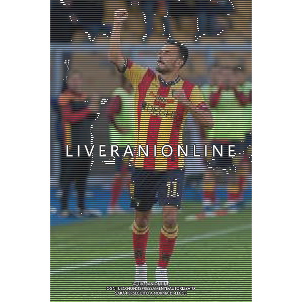 Nicola Sansone of US Lecce celebrates after scoring a goal during the Italian soccer Serie A match US Lecce vs AC Milan on November 10, 2023 at Via del Mare Stadium in Lecce, Italy. Photo by Emmanuele Mastrodonato/ag. Aldo Liverani sas/AGENZIA ALDO LIVERANI SAS