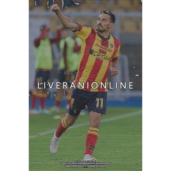 Nicola Sansone of US Lecce celebrates after scoring a goal during the Italian soccer Serie A match US Lecce vs AC Milan on November 10, 2023 at Via del Mare Stadium in Lecce, Italy. Photo by Emmanuele Mastrodonato/ag. Aldo Liverani sas/AGENZIA ALDO LIVERANI SAS