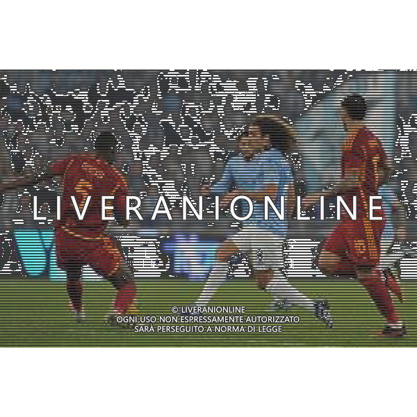 Lazio vs Roma - Campionato Serie A TIM - 12 giornata - Stadio Olimpico - Roma 12-11-2023 nella foto Ndicka e Guendouzi ©Federico Gaetano/AGENZIA ALDO LIVERANI SAS
