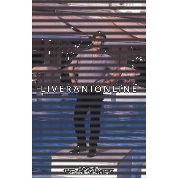 DIAP-RETROSPETTIVA WILLEM DAFOE ATTORE NELLA FOOT WILLEM DAFOE A CANNES NELL\'ANNO 1988 AG ALDO LIVERANI SAS 