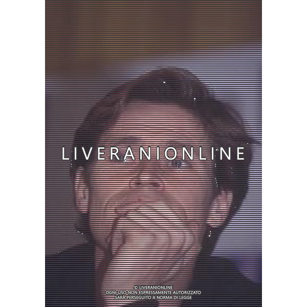 DIAP-RETROSPETTIVA WILLEM DAFOE ATTORE NRLLA FOTO WILLEM DAFOE NELL\'ANNO 1992 CONFERENZA STAMPA DEL FILM “ LIGHT SLEEPER “ AG ALDO LIVERANI SAS  