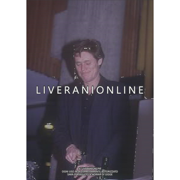 DIAP-RETROSPETTIVA WILLEM DAFOE ATTORE NRLLA FOTO WILLEM DAFOE NELL\'ANNO 1992 CONFERENZA STAMPA DEL FILM “ LIGHT SLEEPER “ AG ALDO LIVERANI SAS  