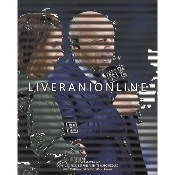 Inter vs Frosinone nella foto Giuseppe Marotta amministratore delegato sport Inter intervistato nel pre partita Milano 12-11-2023 Stadio Giuseppe Meazza - San Siro Campionato Serie A TIM - 12a giornata foto Roberto Garavaglia/ag. Aldo Liverani sas/AGENZIA ALDO LIVERANI SAS