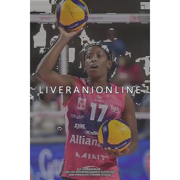 TVRG Igor Gorgonzola Novara vs Allianz Vero Volley Milano nella foto Myriam Sylla (Vero Volley Milano) Novara 12-11-2023 Pala Igor Gorgonzola Campionato Serie A1 femminile - 7a giornata foto Roberto Garavaglia/ag. Aldo Liverani sas/AGENZIA ALDO LIVERANI SAS