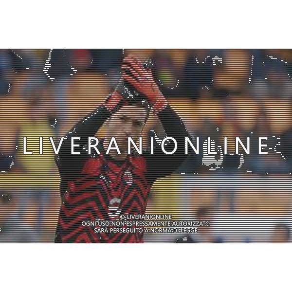Antonio Mirante of AC Milan during the Italian soccer Serie A match US Lecce vs AC Milan on November 10, 2023 at Via del Mare Stadium in Lecce, Italy. Photo by Emmanuele Mastrodonato/ag. Aldo Liverani sas/AGENZIA ALDO LIVERANI SAS