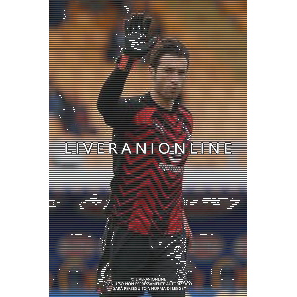 Antonio Mirante of AC Milan during the Italian soccer Serie A match US Lecce vs AC Milan on November 10, 2023 at Via del Mare Stadium in Lecce, Italy. Photo by Emmanuele Mastrodonato/ag. Aldo Liverani sas/AGENZIA ALDO LIVERANI SAS