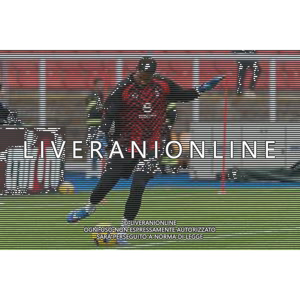 Mike Maignan of AC Milan during the Italian soccer Serie A match US Lecce vs AC Milan on November 10, 2023 at Via del Mare Stadium in Lecce, Italy. Photo by Emmanuele Mastrodonato/ag. Aldo Liverani sas/AGENZIA ALDO LIVERANI SAS