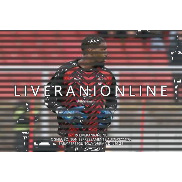 Mike Maignan of AC Milan during the Italian soccer Serie A match US Lecce vs AC Milan on November 10, 2023 at Via del Mare Stadium in Lecce, Italy. Photo by Emmanuele Mastrodonato/ag. Aldo Liverani sas/AGENZIA ALDO LIVERANI SAS