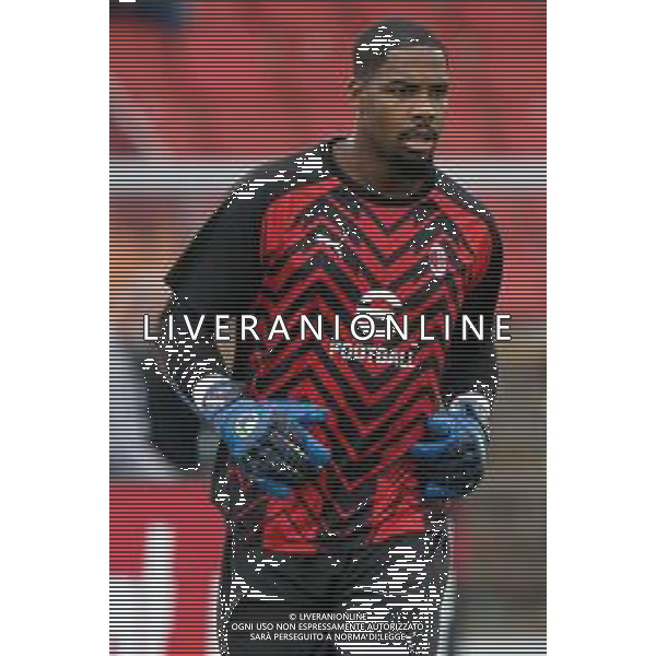 Mike Maignan of AC Milan during the Italian soccer Serie A match US Lecce vs AC Milan on November 10, 2023 at Via del Mare Stadium in Lecce, Italy. Photo by Emmanuele Mastrodonato/ag. Aldo Liverani sas/AGENZIA ALDO LIVERANI SAS