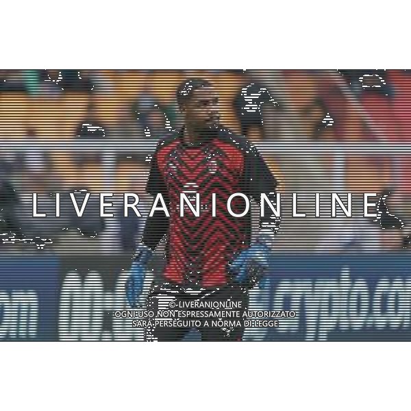 Mike Maignan of AC Milan during the Italian soccer Serie A match US Lecce vs AC Milan on November 10, 2023 at Via del Mare Stadium in Lecce, Italy. Photo by Emmanuele Mastrodonato/ag. Aldo Liverani sas/AGENZIA ALDO LIVERANI SAS