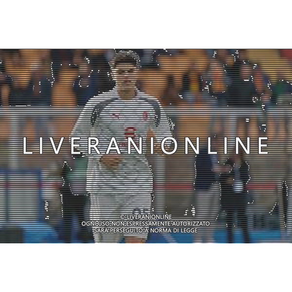 Davide Bartesaghi of AC Milan during the Italian soccer Serie A match US Lecce vs AC Milan on November 10, 2023 at Via del Mare Stadium in Lecce, Italy. Photo by Emmanuele Mastrodonato/ag. Aldo Liverani sas/AGENZIA ALDO LIVERANI SAS