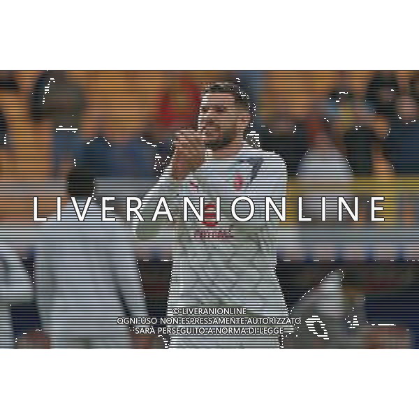 Theo Hernandez of AC Milan during the Italian soccer Serie A match US Lecce vs AC Milan on November 10, 2023 at Via del Mare Stadium in Lecce, Italy. Photo by Emmanuele Mastrodonato/ag. Aldo Liverani sas/AGENZIA ALDO LIVERANI SAS