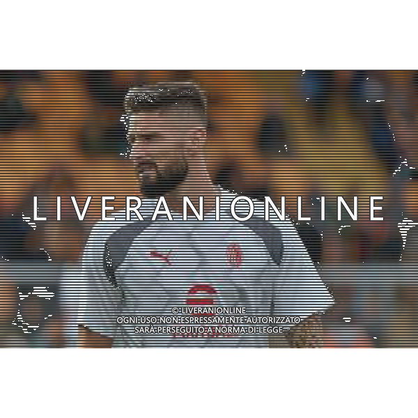 Olivier Giroud of AC Milan during the Italian soccer Serie A match US Lecce vs AC Milan on November 10, 2023 at Via del Mare Stadium in Lecce, Italy. Photo by Emmanuele Mastrodonato/ag. Aldo Liverani sas/AGENZIA ALDO LIVERANI SAS