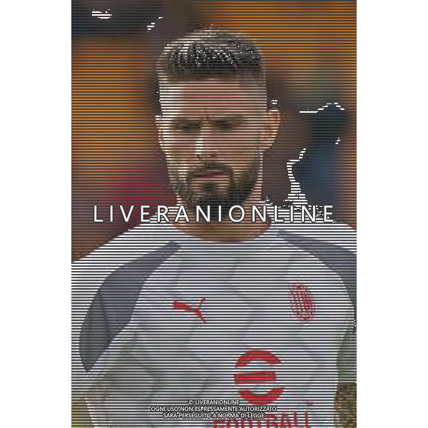 Olivier Giroud of AC Milan during the Italian soccer Serie A match US Lecce vs AC Milan on November 10, 2023 at Via del Mare Stadium in Lecce, Italy. Photo by Emmanuele Mastrodonato/ag. Aldo Liverani sas/AGENZIA ALDO LIVERANI SAS