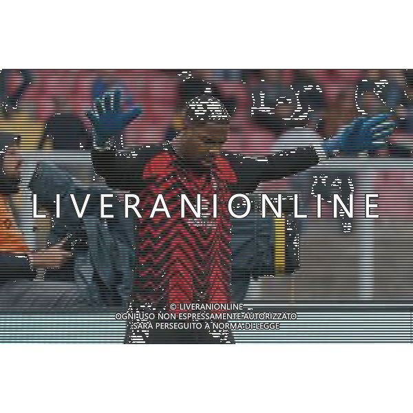 Mike Maignan of AC Milan during the Italian soccer Serie A match US Lecce vs AC Milan on November 10, 2023 at Via del Mare Stadium in Lecce, Italy. Photo by Emmanuele Mastrodonato/ag. Aldo Liverani sas/AGENZIA ALDO LIVERANI SAS