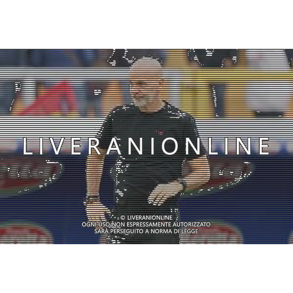coach Stefano Pioli of AC Milan and Malick Thiaw of AC Milan during the Italian soccer Serie A match US Lecce vs AC Milan on November 10, 2023 at Via del Mare Stadium in Lecce, Italy. Photo by Emmanuele Mastrodonato/ag. Aldo Liverani sas/AGENZIA ALDO LIVERANI SAS