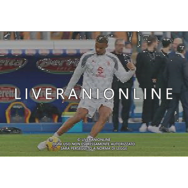 Malick Thiaw of AC Milan during the Italian soccer Serie A match US Lecce vs AC Milan on November 10, 2023 at Via del Mare Stadium in Lecce, Italy. Photo by Emmanuele Mastrodonato/ag. Aldo Liverani sas/AGENZIA ALDO LIVERANI SAS