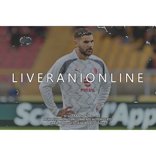 Theo Hernandez of AC Milan during the Italian soccer Serie A match US Lecce vs AC Milan on November 10, 2023 at Via del Mare Stadium in Lecce, Italy. Photo by Emmanuele Mastrodonato/ag. Aldo Liverani sas/AGENZIA ALDO LIVERANI SAS