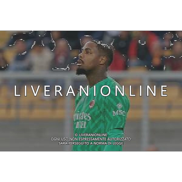 Mike Maignan of AC Milan during the Italian soccer Serie A match US Lecce vs AC Milan on November 10, 2023 at Via del Mare Stadium in Lecce, Italy. Photo by Emmanuele Mastrodonato/ag. Aldo Liverani sas/AGENZIA ALDO LIVERANI SAS
