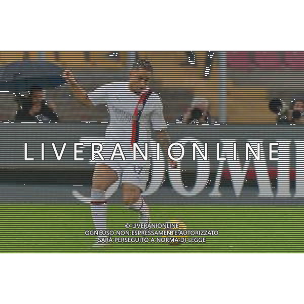 Noah Okafor of AC Milan during the Italian soccer Serie A match US Lecce vs AC Milan on November 10, 2023 at Via del Mare Stadium in Lecce, Italy. Photo by Emmanuele Mastrodonato/ag. Aldo Liverani sas/AGENZIA ALDO LIVERANI SAS