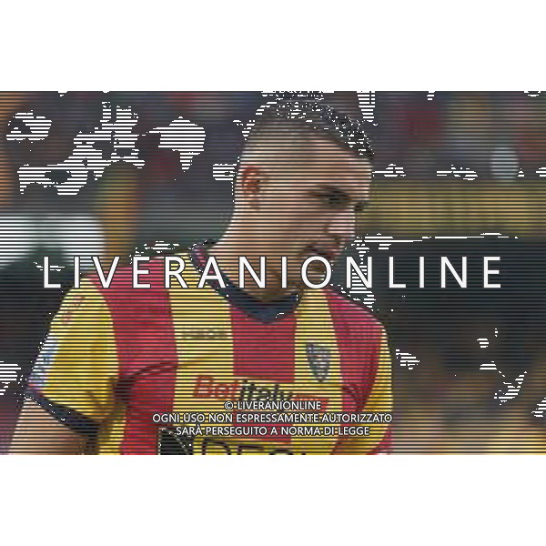 Nikola Krstovic of US Lecce during the Italian soccer Serie A match US Lecce vs AC Milan on November 10, 2023 at Via del Mare Stadium in Lecce, Italy. Photo by Emmanuele Mastrodonato/ag. Aldo Liverani sas/AGENZIA ALDO LIVERANI SAS