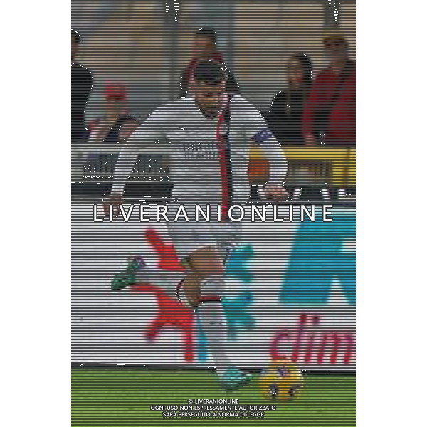 Theo Hernandez of AC Milan during the Italian soccer Serie A match US Lecce vs AC Milan on November 10, 2023 at Via del Mare Stadium in Lecce, Italy. Photo by Emmanuele Mastrodonato/ag. Aldo Liverani sas/AGENZIA ALDO LIVERANI SAS