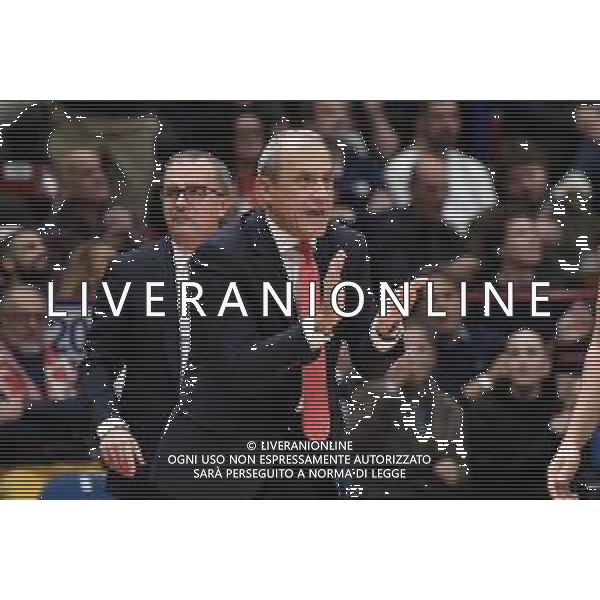 TVRG EA7 Emporio Armani Milano vs Anadolu Efes Istanbul nella foto Ettore Messina allenatore Olimpia Milano Assago (MI) 16-11-2023 Mediolanum Forum Turkish Airlines Euroleague 9a giornata regular season foto Roberto Garavaglia/ag. Aldo Liverani sas
