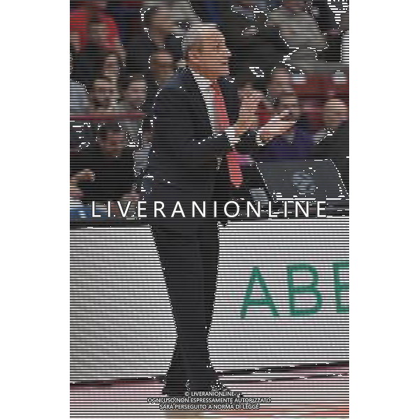 TVRG EA7 Emporio Armani Milano vs Anadolu Efes Istanbul nella foto Ettore Messina allenatore Olimpia Milano Assago (MI) 16-11-2023 Mediolanum Forum Turkish Airlines Euroleague 9a giornata regular season foto Roberto Garavaglia/ag. Aldo Liverani sas