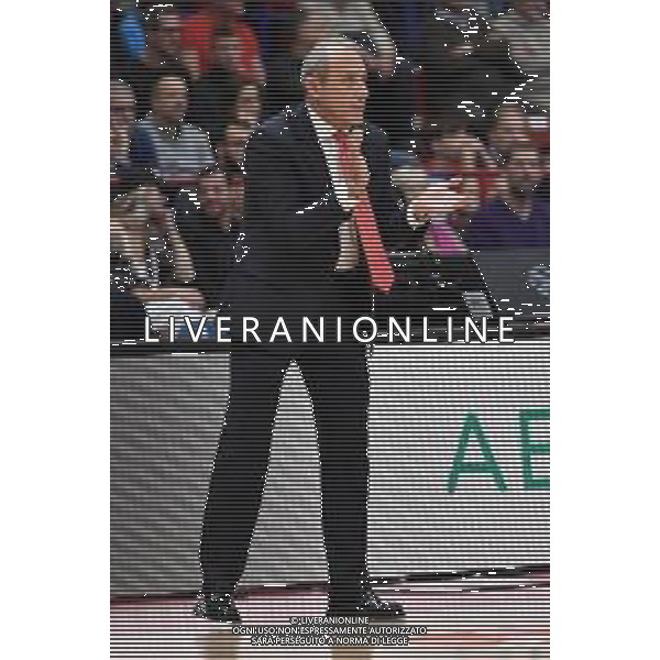 TVRG EA7 Emporio Armani Milano vs Anadolu Efes Istanbul nella foto Ettore Messina allenatore Olimpia Milano Assago (MI) 16-11-2023 Mediolanum Forum Turkish Airlines Euroleague 9a giornata regular season foto Roberto Garavaglia/ag. Aldo Liverani sas