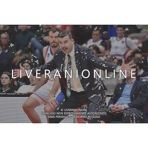 TVRG EA7 Emporio Armani Milano vs Anadolu Efes Istanbul nella foto Erdem Can allenatore Anadolu Efes Istanbul Assago (MI) 16-11-2023 Mediolanum Forum Turkish Airlines Euroleague 9a giornata regular season foto Roberto Garavaglia/ag. Aldo Liverani sas