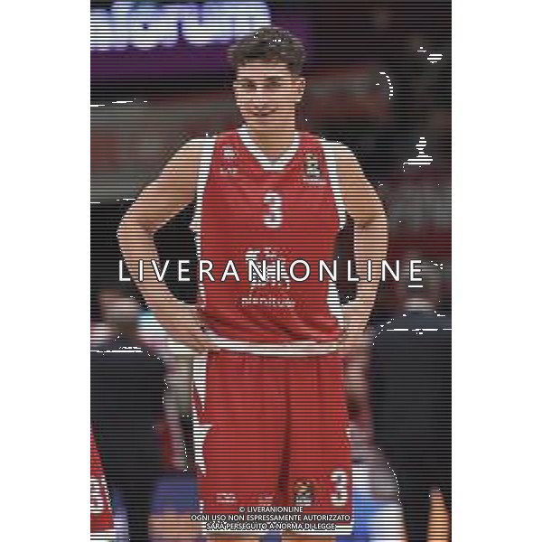 TVRG EA7 Emporio Armani Milano vs Anadolu Efes Istanbul nella foto Giordano Bortolani (Olimpia Milano) Assago (MI) 16-11-2023 Mediolanum Forum Turkish Airlines Euroleague 9a giornata regular season foto Roberto Garavaglia/ag. Aldo Liverani sas