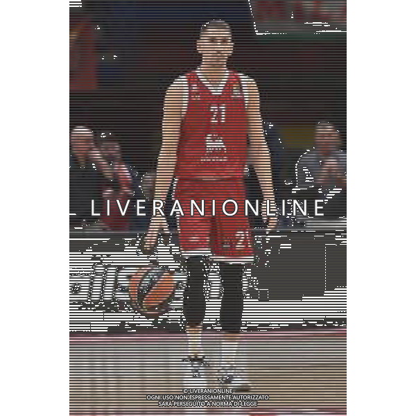 TVRG EA7 Emporio Armani Milano vs Anadolu Efes Istanbul nella foto Diego Flaccadori (Olimpia Milano) Assago (MI) 16-11-2023 Mediolanum Forum Turkish Airlines Euroleague 9a giornata regular season foto Roberto Garavaglia/ag. Aldo Liverani sas