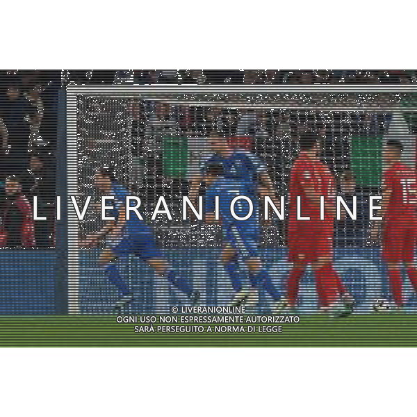 Matteo Darmian of Italy celebrates after scoring a goal during the UEFA EURO 2024 European qualifier match between Italy and North Macedonia at Stadio Olimpico on November 17, 2023 in Rome, Italy. Photo by Emmanuele Mastrodonato/ag. Aldo Liverani sas/AGENZIA ALDO LIVERANI SAS