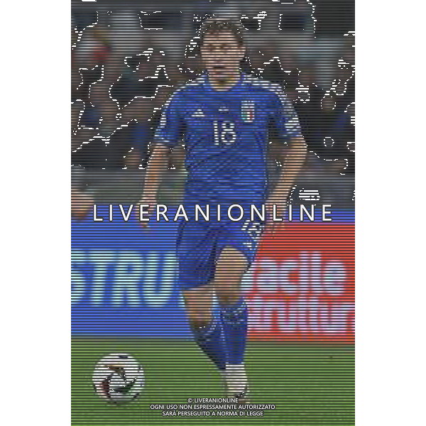 Italia vs Macedonia del Nord - Qualificazione Euro 2024 - Stadio Olimpico - Roma 17-11-2023 nella foto Nicolò Zaniolo AG ALDO LIVERANI SAS