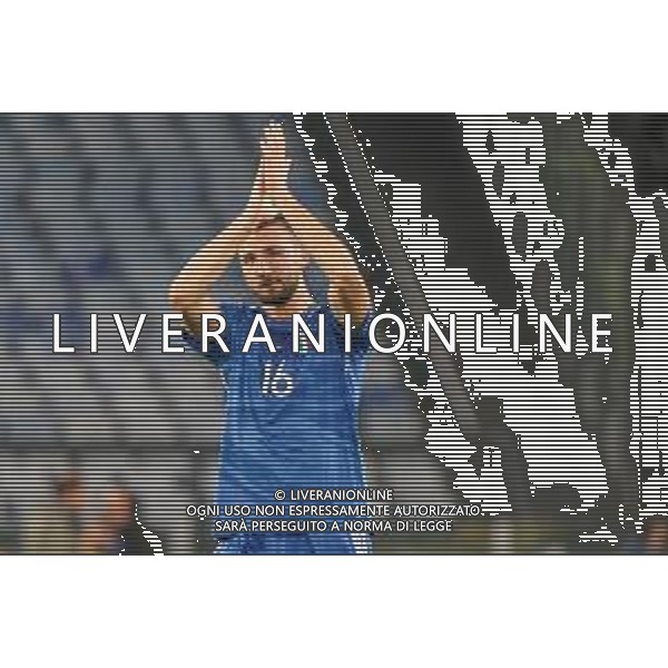 Bryan Cristante of Italy applauds fans during the UEFA EURO 2024 European qualifier match between Italy and North Macedonia at Stadio Olimpico on November 17, 2023 in Rome, Italy. Photo by Emmanuele Mastrodonato/ag. Aldo Liverani sas