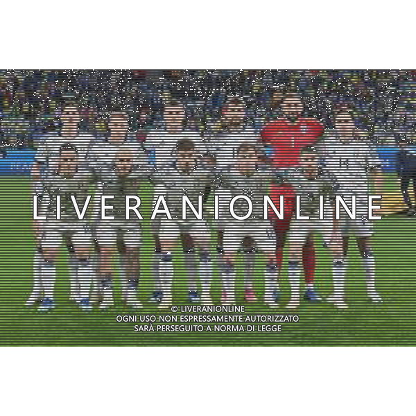 TVRG Ucraina vs Italia nella foto formazione Italia, in piedi da SX Nicolo\' Zaniolo, Davide Frattesi, Alessandro Buongiorno, Francesco Acerbi, Gianluigi Donnarumma e Federico Chiesa; in basso da SX Giacomo Raspadori, Federico Dimarco, Giovanni Di Lorenzo, Nicolo\' Barella e Jorginho Jorge Luiz Filho Leverkusen (GER) 20-11-2023 BayArena Gruppo C di qualificazione a UEFA EURO 2024 foto Roberto Garavaglia/ag. Aldo Liverani sas