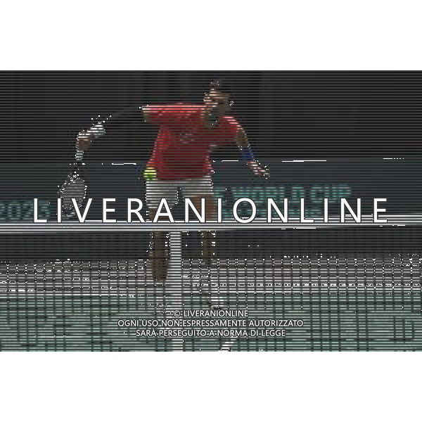 Allenamento Serbia Nella foto: Novak Djokovic primo allenamento a Malaga 21 Novembre 2023 FOTO ANDREA ROSITO-AG ALDO LIVERANI SAS