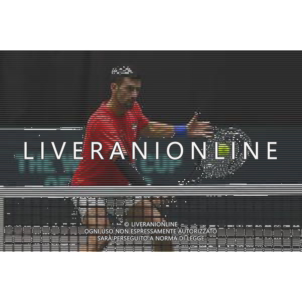 Allenamento Serbia Nella foto: Novak Djokovic primo allenamento a Malaga 21 Novembre 2023 FOTO ANDREA ROSITO-AG ALDO LIVERANI SAS