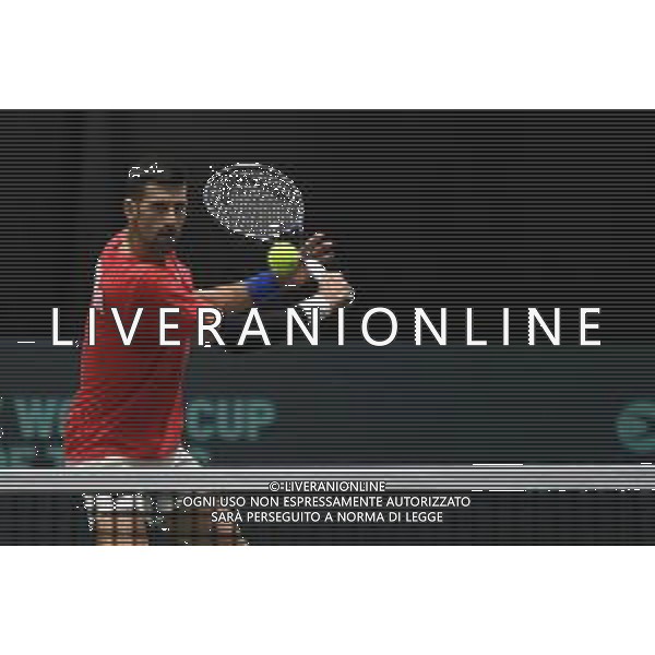Allenamento Serbia Nella foto: Novak Djokovic primo allenamento a Malaga 21 Novembre 2023 FOTO ANDREA ROSITO-AG ALDO LIVERANI SAS