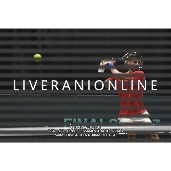 Allenamento Serbia Nella foto: Novak Djokovic primo allenamento a Malaga 21 Novembre 2023 FOTO ANDREA ROSITO-AG ALDO LIVERANI SAS