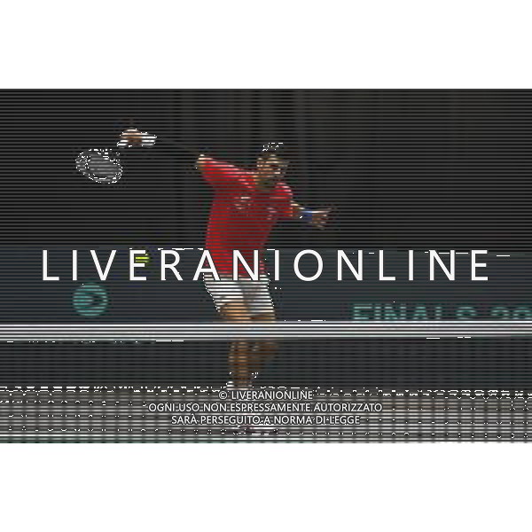Allenamento Serbia Nella foto: Novak Djokovic primo allenamento a Malaga 21 Novembre 2023 FOTO ANDREA ROSITO-AG ALDO LIVERANI SAS