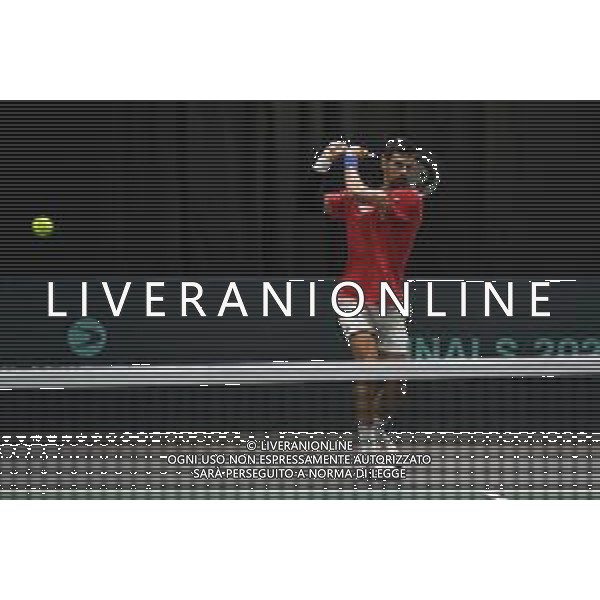 Allenamento Serbia Nella foto: Novak Djokovic primo allenamento a Malaga 21 Novembre 2023 foto andrea rosito-ag aldo liverani sas
