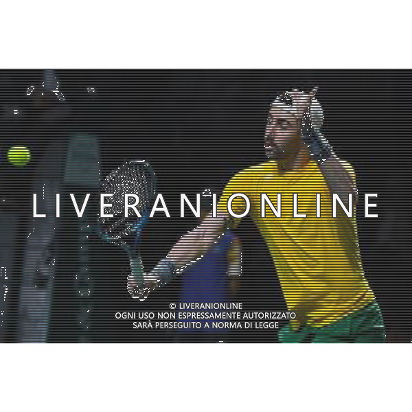 Repubblica Ceca vs Australia Final 8 Davis Cup Malaga PalaSport Juan Martin Carpena Nella foto: Jordan Thompson Davis Cup Finals 2023 Malaga ©Andrea Rosito/AGENZIA ALDO LIVERANI SAS