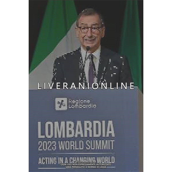 TVRG Lombardia World Summit nella foto Giuseppe Sala sindaco di Milano Milano 24-11-2023 Evento Lombardia World Summit foto Roberto Garavaglia/ag. Aldo Liverani sas/AGENZIA ALDO LIVERANI SAS