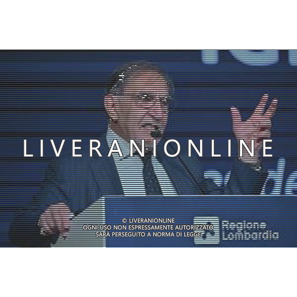 TVRG Lombardia World Summit nella foto Ignazio La Russa presidente del Senato della Repubblica Milano 24-11-2023 Evento Lombardia World Summit foto Roberto Garavaglia/ag. Aldo Liverani sas/AGENZIA ALDO LIVERANI SAS