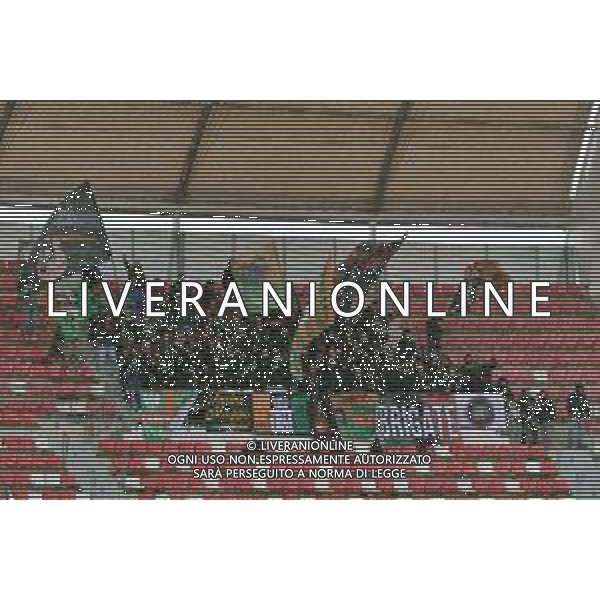 Supporters of Venezia FC during the Italian Serie B match SSC Bari vs Venezia FC on November 25, 2023 at the San Nicola stadium in Bari, Italy. Photo by Emmanuele Mastrodonato/ag. Aldo Liverani sas/AGENZIA ALDO LIVERANI SAS