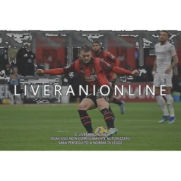 Milan vs Fiorentina nella foto Luka Jovic (Milan) occasione da gol fallita per il possibile 2 a 0 Milano 25-11-2023 Stadio Giuseppe Meazza - San Siro Campionato Serie A TIM - 13a giornata foto Roberto Garavaglia/ag. Aldo Liverani sas/AGENZIA ALDO LIVERANI SAS
