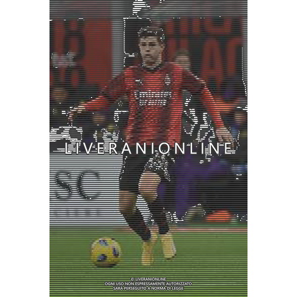 Milan vs Fiorentina nella foto Christian Mate Pulisic (Milan) Milano 25-11-2023 Stadio Giuseppe Meazza - San Siro Campionato Serie A TIM - 13a giornata foto Roberto Garavaglia/ag. Aldo Liverani sas/AGENZIA ALDO LIVERANI SAS